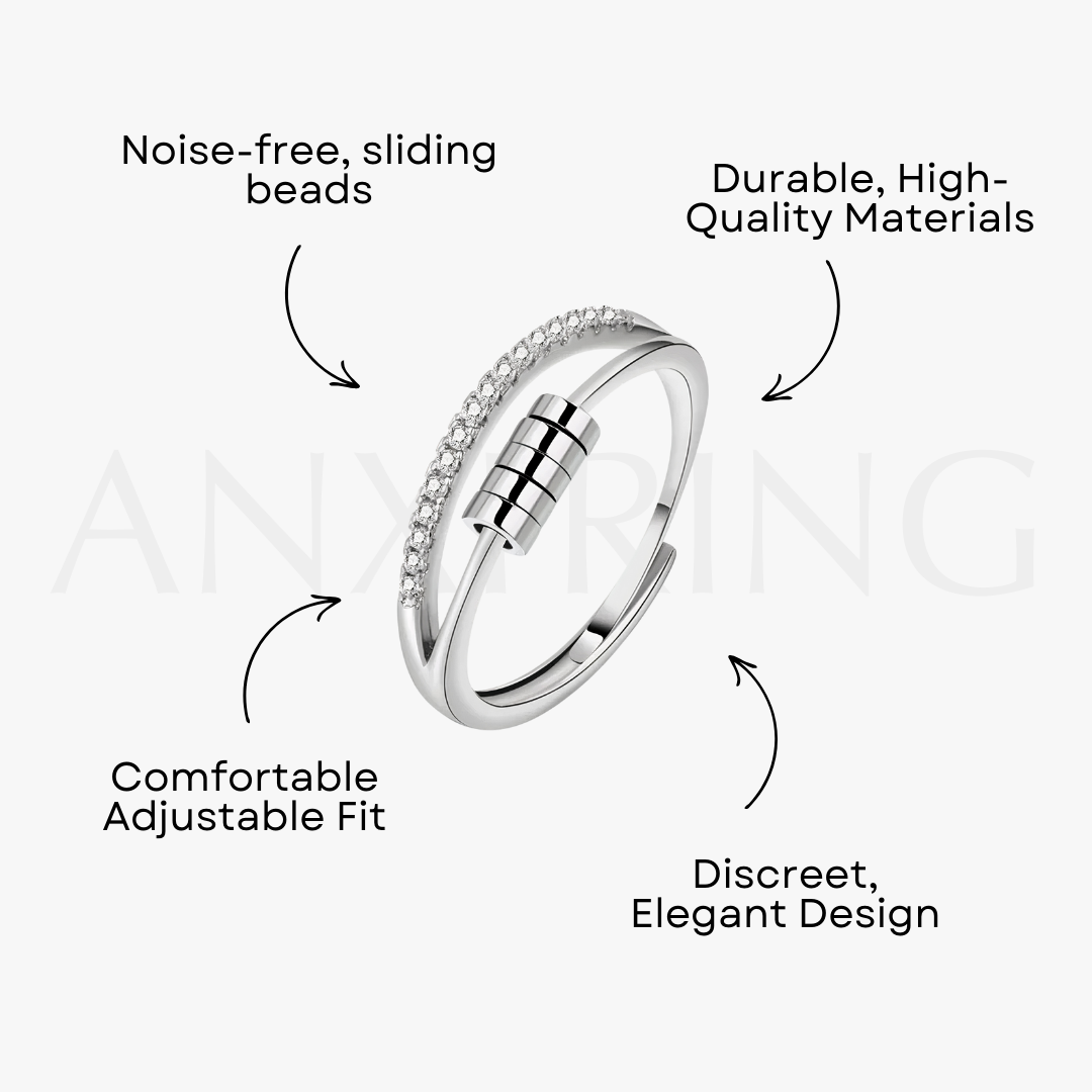 Anytime Slider Anxi Ring in Silver