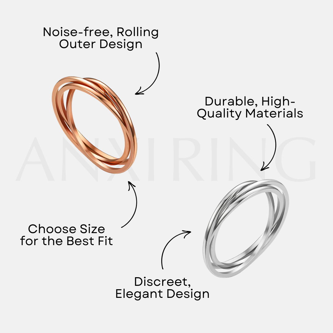 Infinity Interlocking Anxi Ring