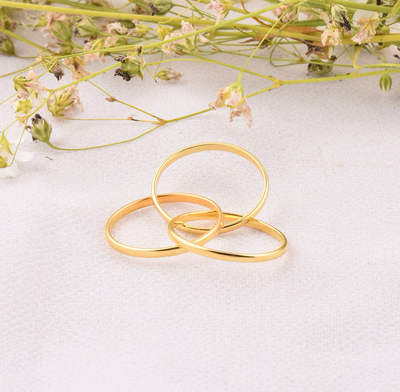Infinity Interlocking Anxi Ring