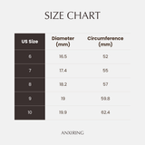 Anxi Ring size chart
