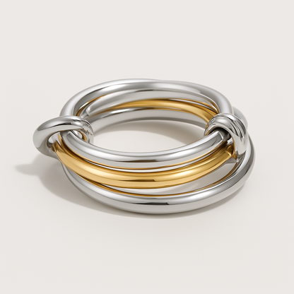 Lyrra Interlocking Anxi Ring