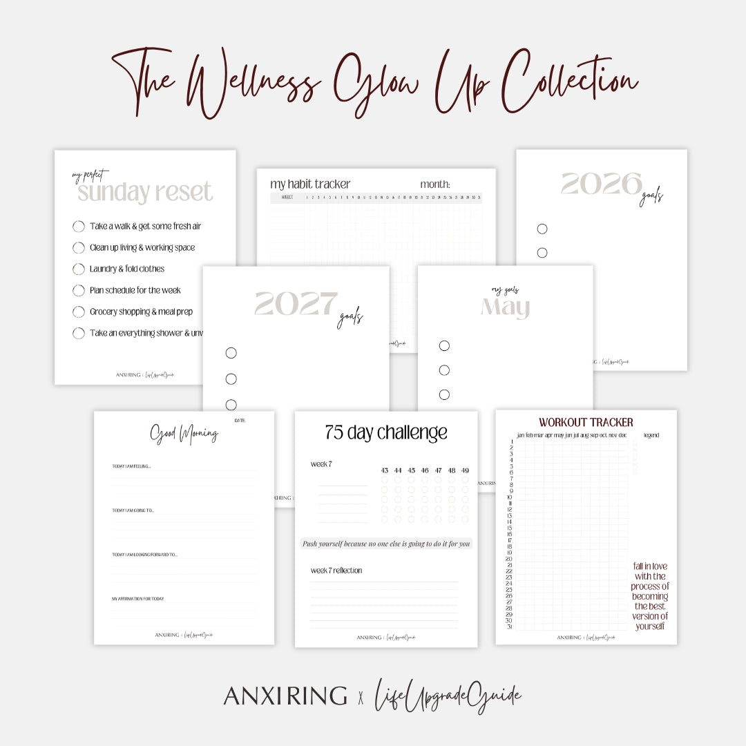 The Wellness Glow-Up Collection by Anxi Ring & LifeUpgradeGuide
