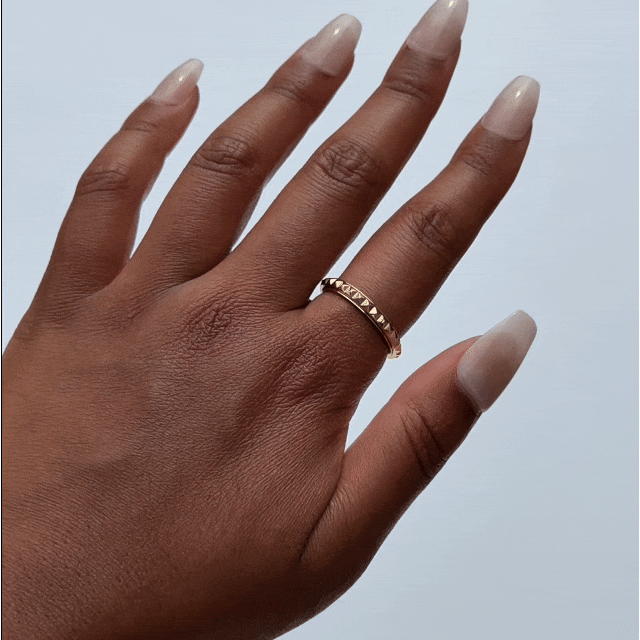 Above It All Rotator Anxi Ring spinning on hand