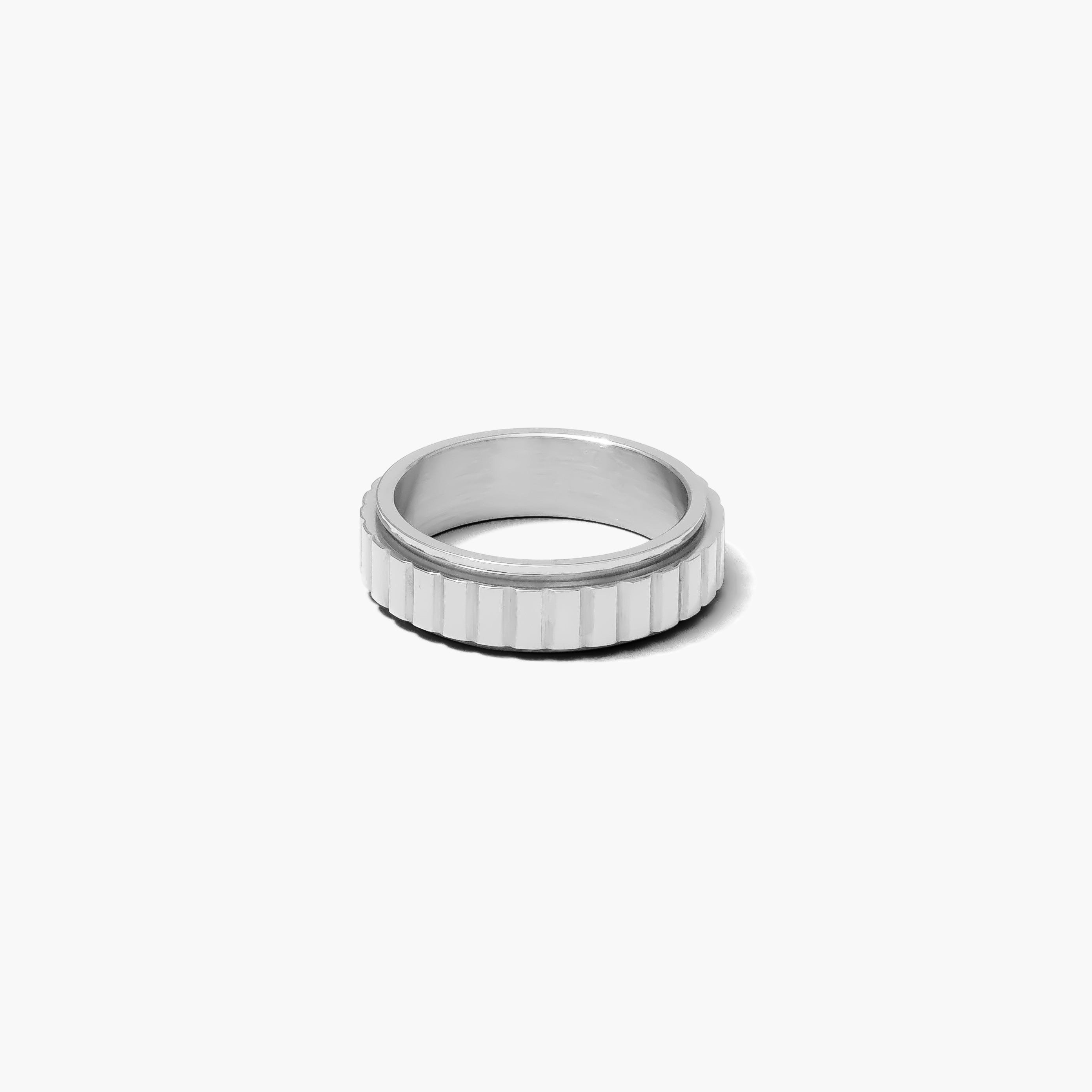 No Big Deal Rotator Anxi Ring - Silver