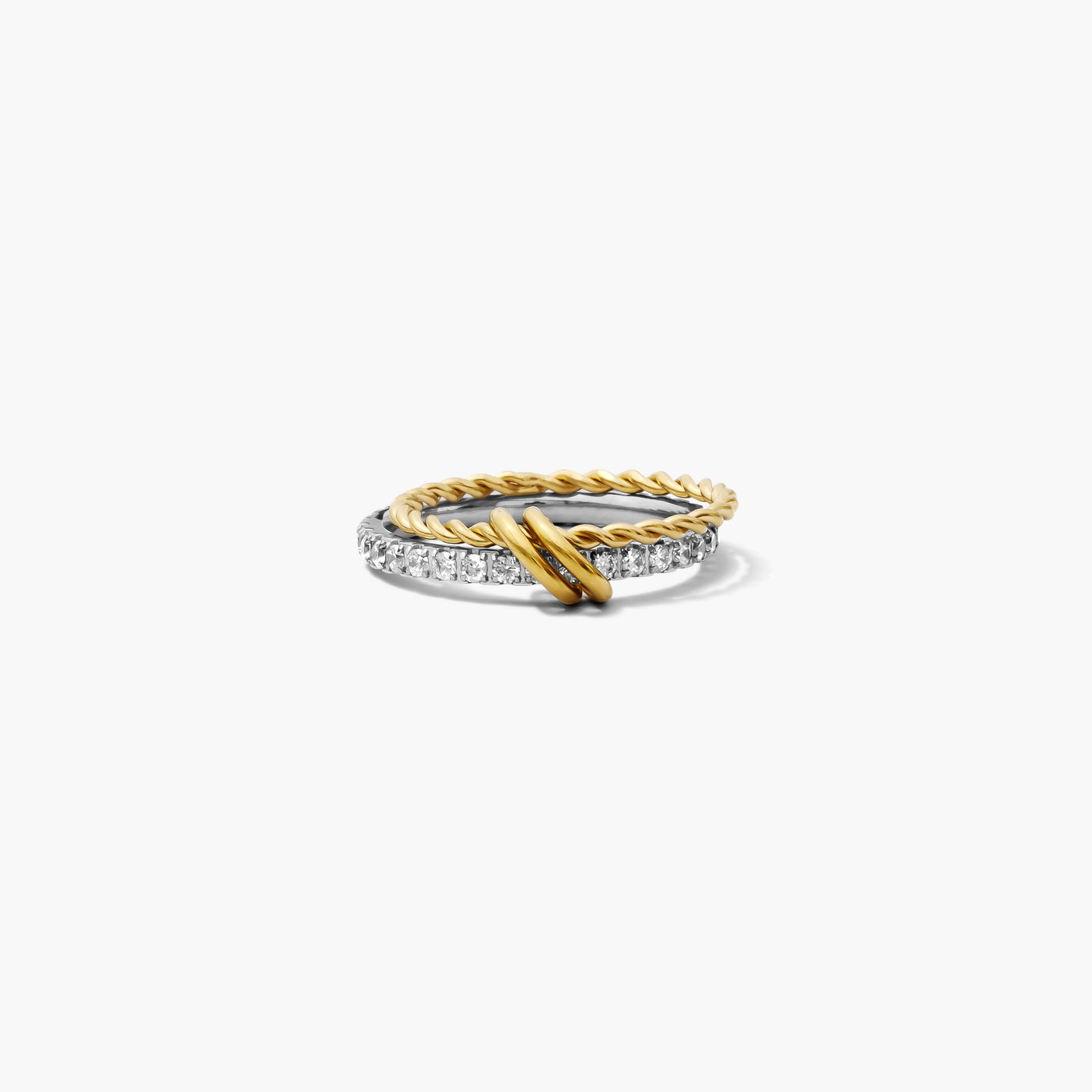 Tied Up Interlocking Anxi Ring