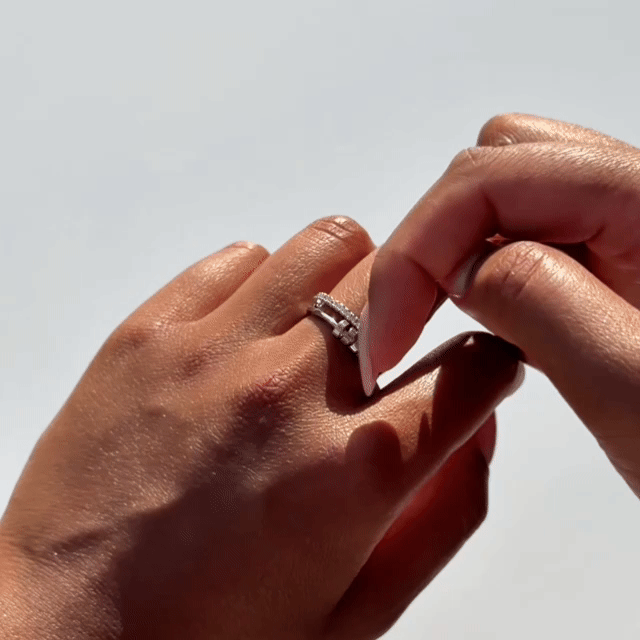 Anytime Slider Anxi Ring in Silver