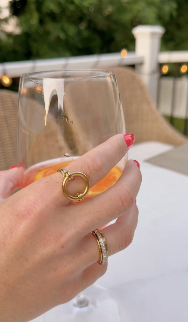 Creator wearing Anxi Ring